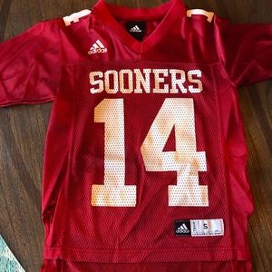Adidas Oklahoma Sooners football jersey